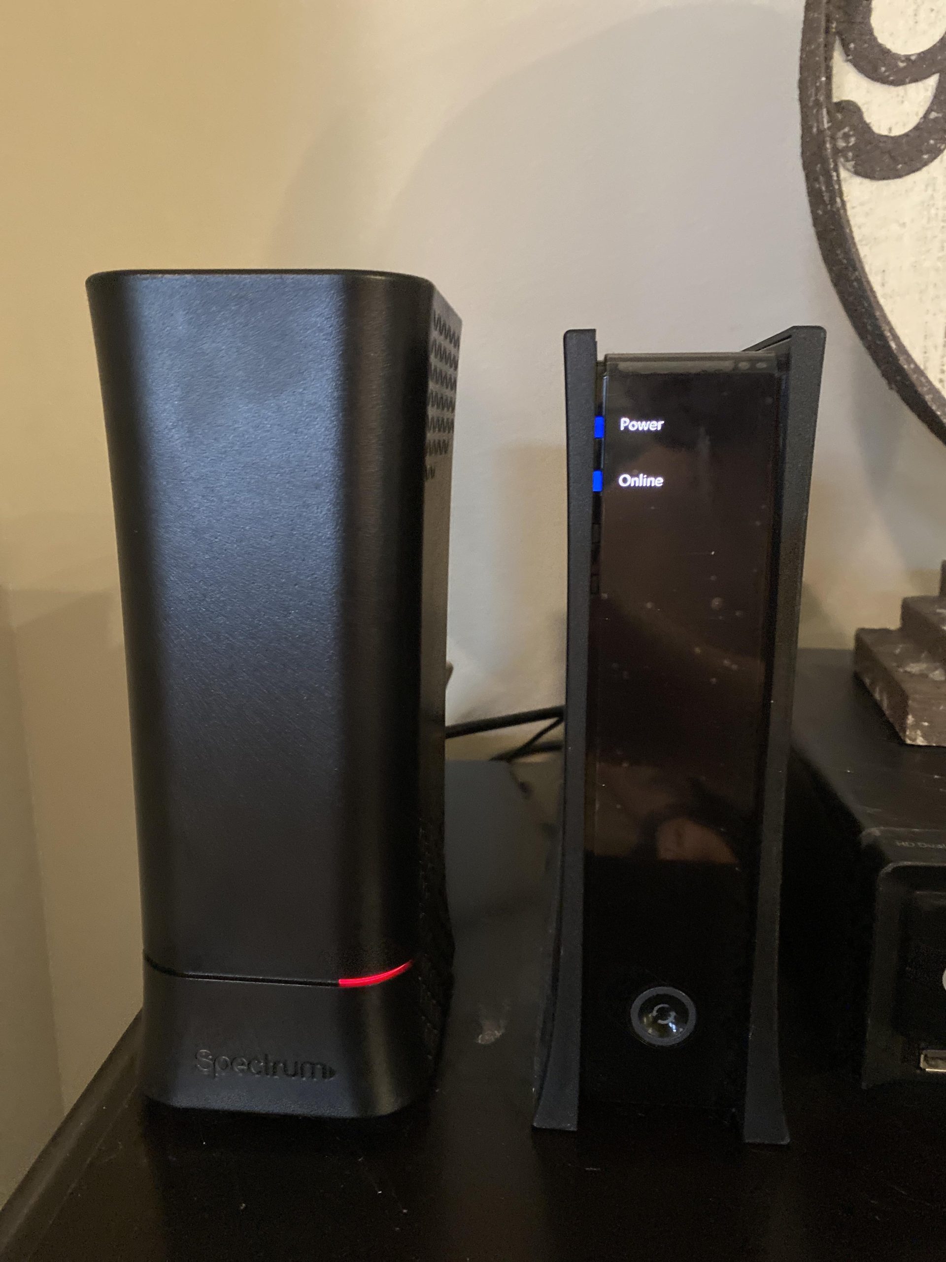 Spectrum Red Light Router