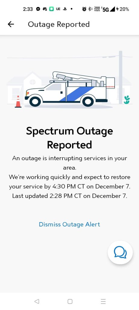 Does Spectrum Internet Have an Outage