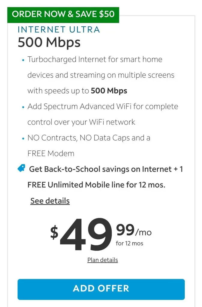 How Many Mbps is Spectrum Internet